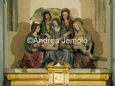 Lamentation of Oratory of Jesus - Carved terracotta  | Andrea Jemolo