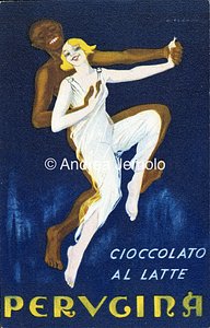 Cioccolato Perugina Cartolina pubblicitaria | Andrea Jemolo