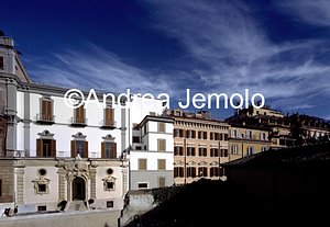 Palace Zuccari and via Gregoriana - Hertzian Library Palazzo Zuccari on via Gregoriana | Andrea Jemolo