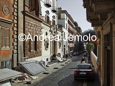 Palace Zuccari and via Gregoriana - Hertzian Library  | Andrea Jemolo