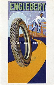 Pneumatici Englebert Chevron Cartolina pubblicitaria | Andrea Jemolo