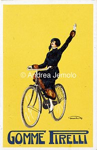 Gomme Pirelli Cartolina pubblicitaria | Andrea Jemolo