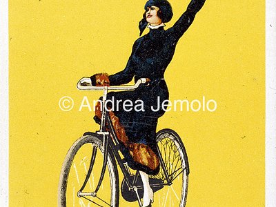Gomme Pirelli Advertising postcard | Andrea Jemolo