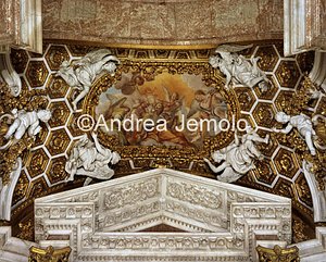 St. Andrea al Quirinale Chapel of Founding Saints or of St. Ignatius of Loyola - Vault | Andrea Jemolo