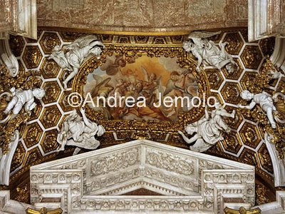 Chiesa di Sant'Andrea al Quirinale Cappella dei Santi Fondatori o di Sant' Ignazio di Loyola - Volta | Andrea Jemolo