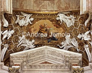 St. Andrea al Quirinale Chapel of Passion - Vault | Andrea Jemolo