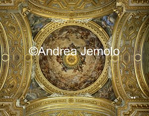 Saint Mary of Vallicella Dome - Triumph of the Trinity | Andrea Jemolo