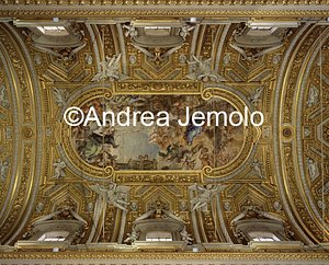 Saint Mary of Vallicella Vault - Fresco of the Miracle of the Madonna della Vallicella | Andrea Jemolo