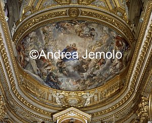 Saint Mary of Vallicella Apse vault - Assumption of the Virgin | Andrea Jemolo