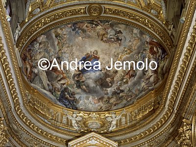 Saint Mary of Vallicella Apse vault - Assumption of the Virgin | Andrea Jemolo