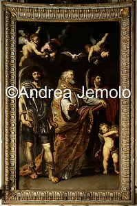 Saint Mary of Vallicella Saints St. Gregory the Great, Papias and Maurus | Andrea Jemolo