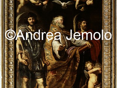 Saint Mary of Vallicella Saints St. Gregory the Great, Papias and Maurus | Andrea Jemolo