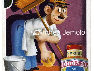 Salt from Salsomaggiore Advertising postcard | Andrea Jemolo