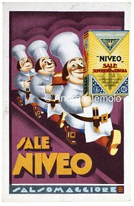 Salt from Salsomaggiore Advertising postcard | Andrea Jemolo