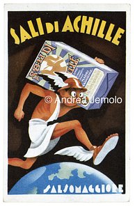 Sali di Achille Advertising postcard | Andrea Jemolo