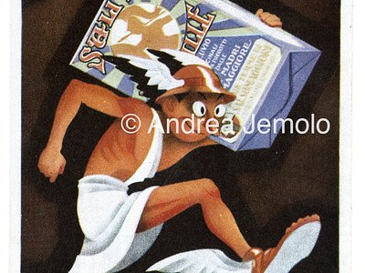 Sali di Achille Advertising postcard | Andrea Jemolo