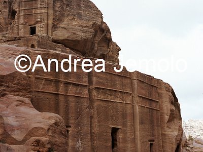 Necropolis of the theater Tombs with double battlements crowning | Andrea Jemolo