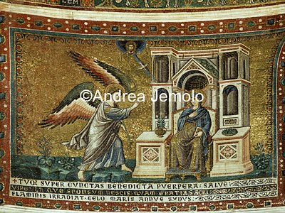 Basilica di Santa Maria in Trastevere Mosaico - Annunciazione | Andrea Jemolo