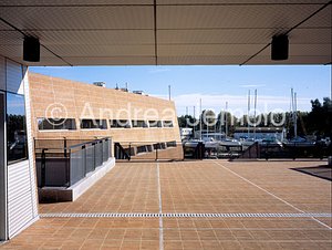 Town hall of Fiumicino View of the plaza toward the river | Andrea Jemolo