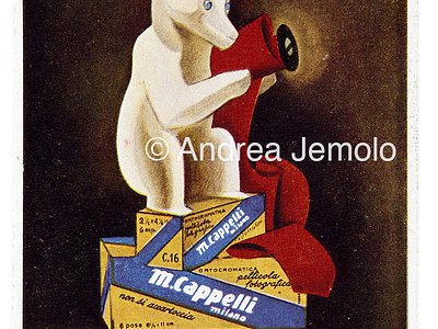 Photogrphic plate and film Cappelli Advertising postcard | Andrea Jemolo