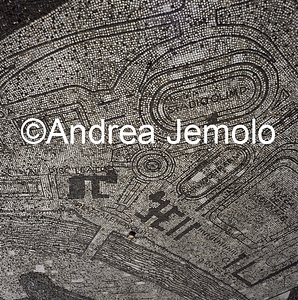 Avenue of the Italic Forum Mosaic with the plan of Italic Forum | Andrea Jemolo