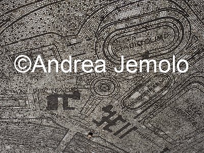 Avenue of the Italic Forum Mosaic with the plan of Italic Forum | Andrea Jemolo