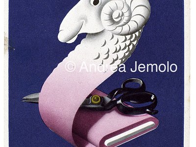 Decade della Lana Advertising postcard | Andrea Jemolo