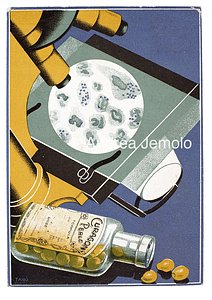 Curagon Perle Advertising postcard | Andrea Jemolo