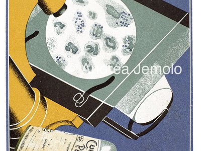 Curagon Perle Advertising postcard | Andrea Jemolo