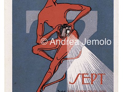 CalmanteRosa Advertising postcard | Andrea Jemolo