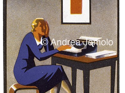 CalmanteRosa Advertising postcard | Andrea Jemolo