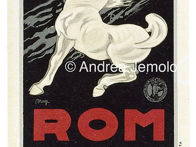 Ricostituente Rom Advertising postcard | Andrea Jemolo
