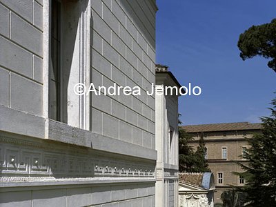 Casina di Pio IV Casina - Facciate laterali | Andrea Jemolo