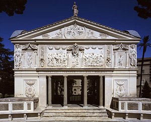 Casina of Pius IV Loggia of the Nymphaeum prospect towards the oval court | Andrea Jemolo