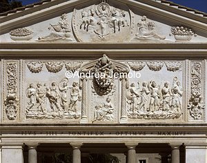 Casina of Pius IV Loggia of the Nymphaeum - Attic with Muses, Apollo and Bacchus | Andrea Jemolo