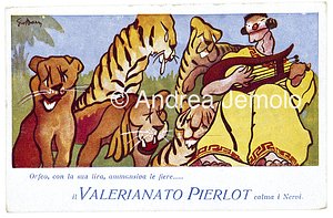 Valerianato Pierlot Advertising postcard | Andrea Jemolo