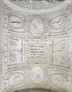 Casina of Pius IV Propyleum North - Vault with the Triumph of Neptune and the Triumph of Galatea | Andrea Jemolo