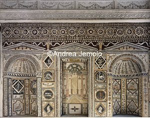 Casina of Pius IV Propyleum North - Wall decked with mosaics | Andrea Jemolo