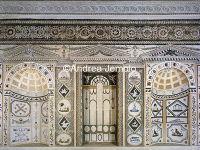 Casina di Pio IV Propileo meridionale - Parete rivestita da mosaici | Andrea Jemolo