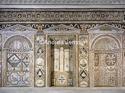 Casina di Pio IV Propileo meridionale - Parete rivestita da mosaici | Andrea Jemolo