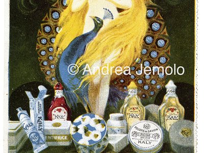 Perfume Kaly Advertising postcard | Andrea Jemolo