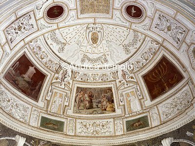 Casina di Pio IV Casina - Vestibolo - Volta - La raccolta della Manna | Andrea Jemolo