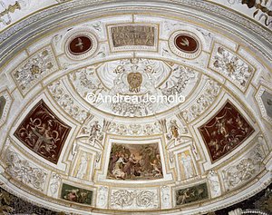 Casina of Pius IV Casina - Vestibule - Vault - Moses perquote the rock | Andrea Jemolo