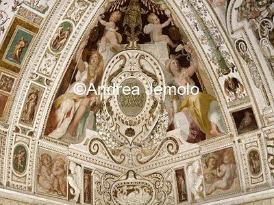 Casina of Pius IV Casina - Hall of Holy Family - Vault - Laetitia e Felicitas | Andrea Jemolo