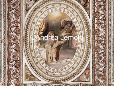 Casina of Pius IV Casina - Hall of the Annunciation - Vault - Annunciation | Andrea Jemolo