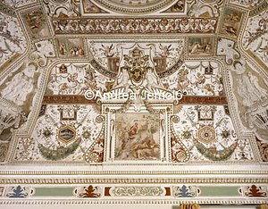 Casina of Pius IV Casina - Hall of the Annunciation - Vault - Allegory of Virtue and Indolence | Andrea Jemolo