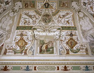 Casina of Pius IV Casina - Hall of the Annunciation - Vault - Allegory of Penance, Remorse and Occasion | Andrea Jemolo
