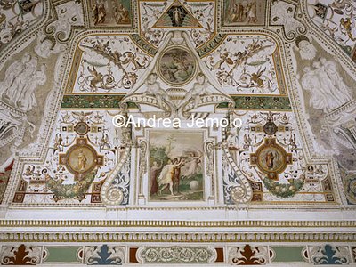 Casina of Pius IV Casina - Hall of the Annunciation - Vault - Allegory of Penance, Remorse and Occasion | Andrea Jemolo