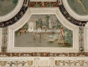 Casina of Pius IV Casina - Staircase - Vault - Detail with Casina of Pius IV | Andrea Jemolo