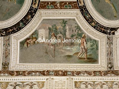 Casina di Pio IV Casina - Scalone - Volta - Particolare con Casina di Pio IV | Andrea Jemolo